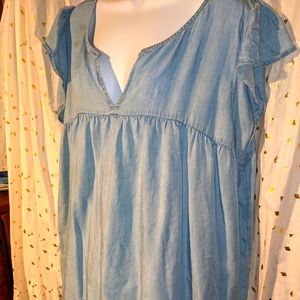 Old Navy Chambray Tunic Top